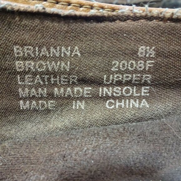 𝅺wear Ever Briana Womens Size 8.5 Brown Slip On Cushioned Designer Clog Shoes - Picture 3 of 7